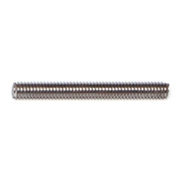 Midwest Fastener Fully Threaded Rod, 8-32, Grade 2, Zinc Plated Finish, 20 PK 76902